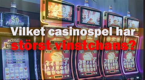 Stor lista över casinospel som har störst vinstchans